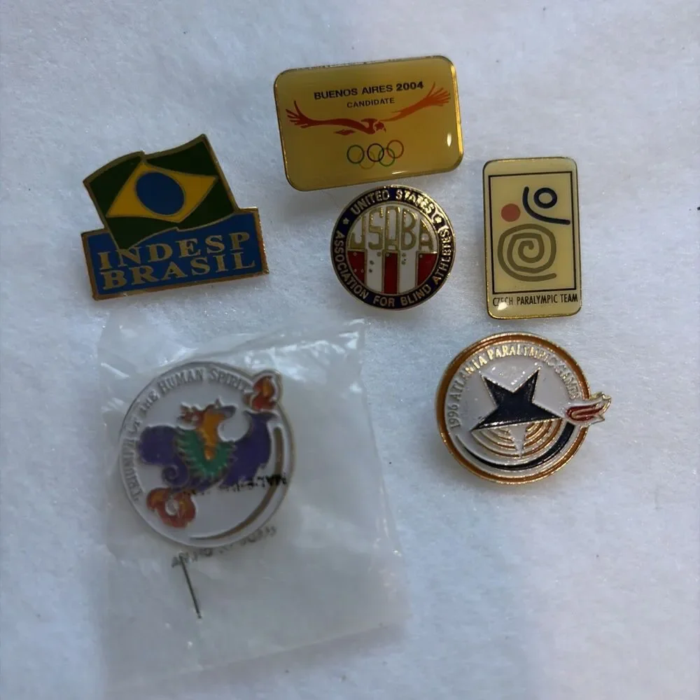 Vintage 1996 Atlanta Olympic Lapel Pins- Lot Of 6
